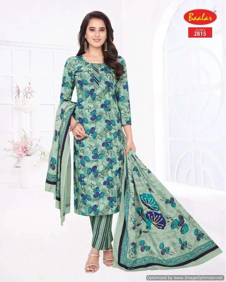 Baalar Zaara Vol 28 Cotton Wholesale Readymade Salwar Suit Catalog — Wholesale Salwar Suits, MPA wholesale from Surat — view 15